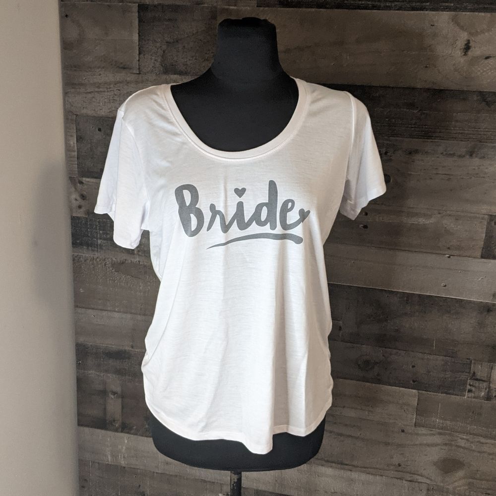 Bride tshirt Love & Cherish brand XL